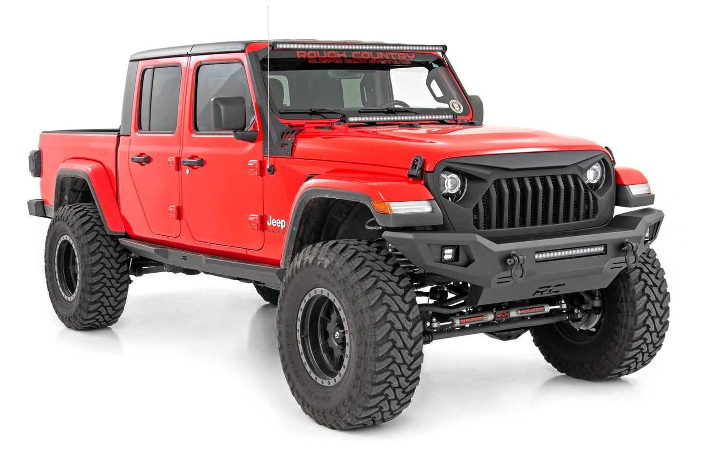 Rough Country 10635 Front Bumper | Skid Plate | Jeep Gladiator JT/Wrangler JK & JL/Wrangler Unlimited 4WD