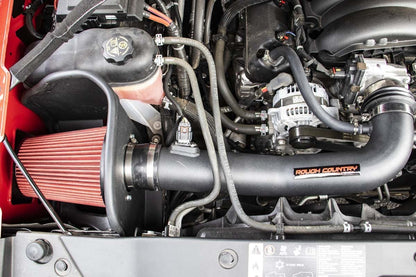 Rough Country 10551PF Cold Air Intake Kit 5.3L/6.2L | Pre Filter | Chevy/GMC 1500 (14-18 & Classic)