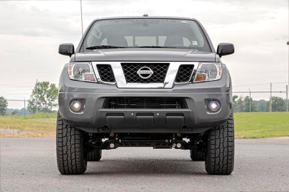 Rough Country 70907 2 Inch Black Series LED Light Pods | SAE Fog | Pair