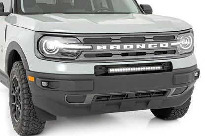 Rough Country 71036 LED Light Kit | Bumper Mount | 20" Black Single Row | Ford Bronco Sport (21-25)