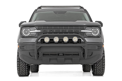 Rough Country 51044 Nudge Bar | 4 Inch Round Led (x4) | Ford Bronco Sport 4WD (2021-2025)