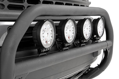 Rough Country 70804 4 Inch Chrome Series LED Light | Round | Pair