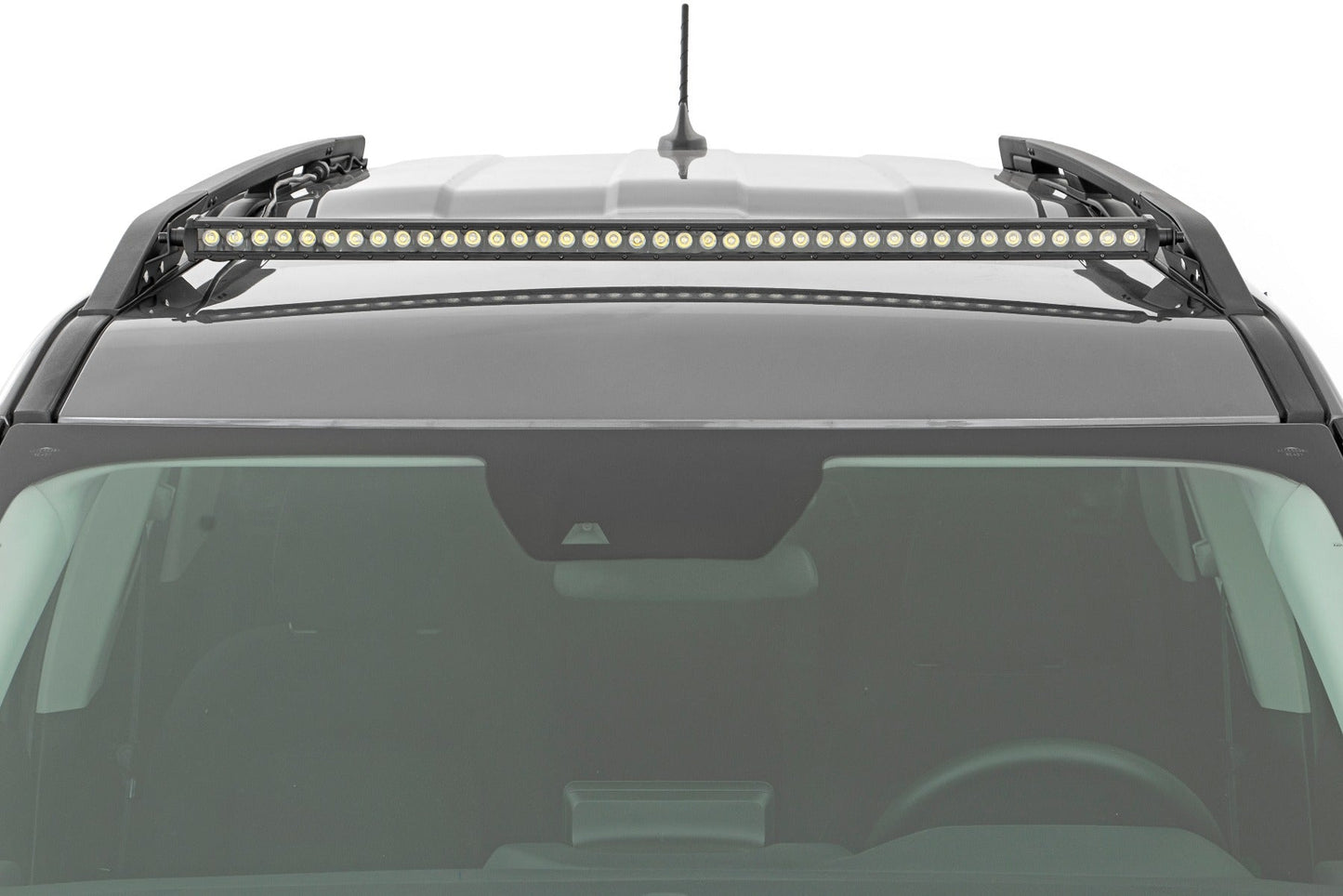 Rough Country 71039 LED Light Kit | Roof Rack Mount | 40" Black Single Row | Ford Bronco Sport (21-25)