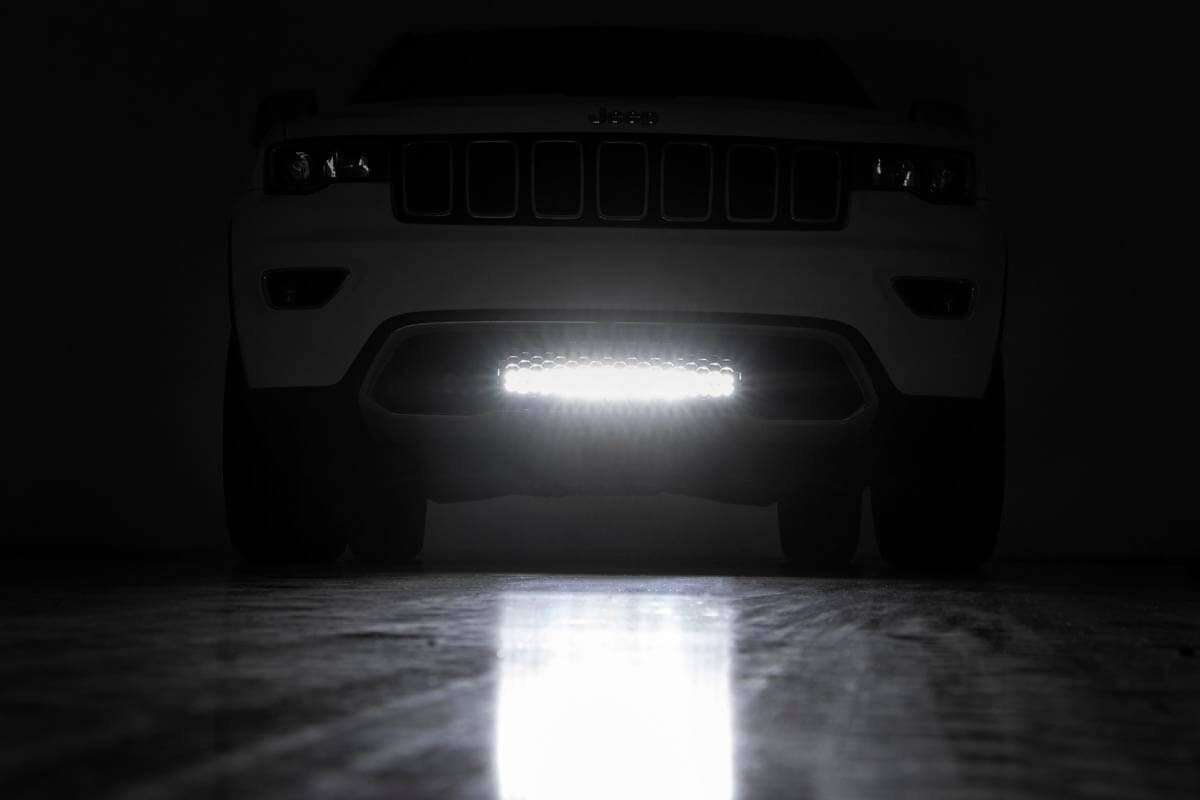 Rough Country 80773 LED Light Kit | Bumper Mount | 20" Spectrum Dual Row | Jeep Grand Cherokee WK2 (11-20)