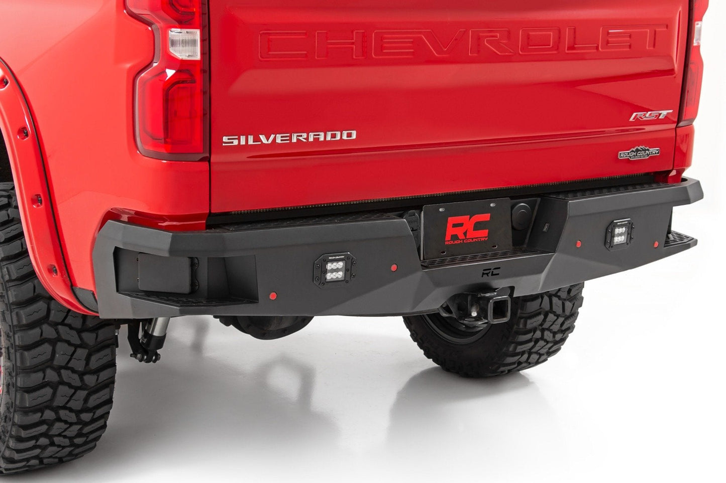 Rough Country 10758 Rear LED Bumper | Chevy Silverado 1500 2WD/4WD (2019-2024 & Classic)