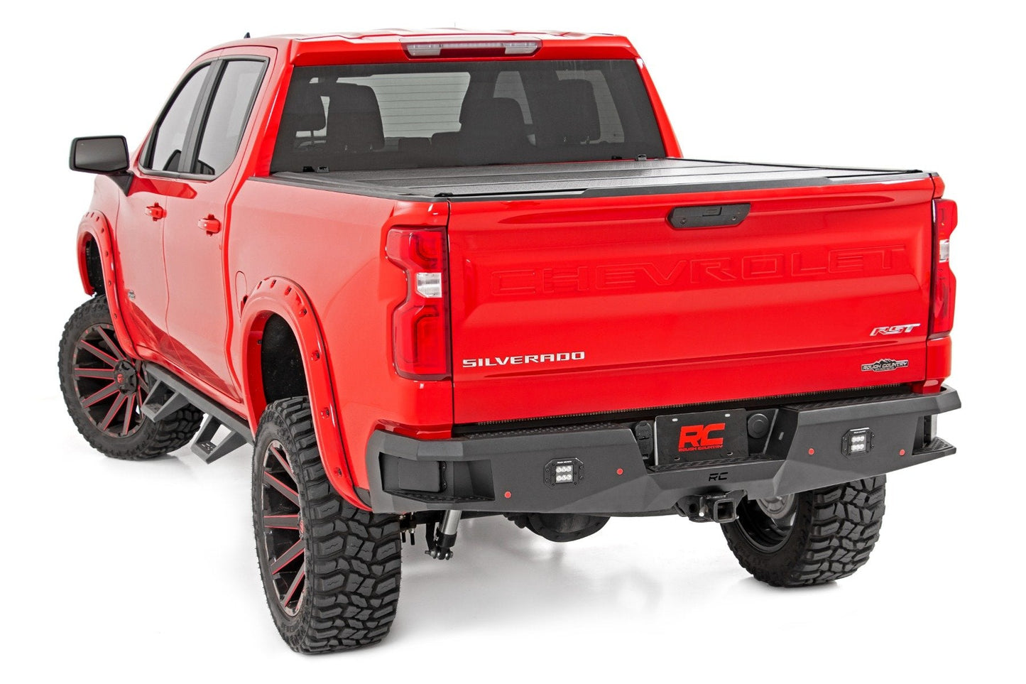 Rough Country 10758 Rear LED Bumper | Chevy Silverado 1500 2WD/4WD (2019-2024 & Classic)