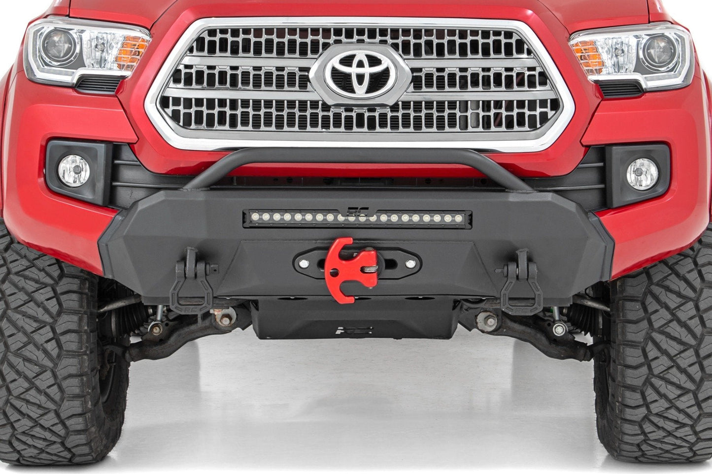 Rough Country 10718 Front Bumper | Hybrid | 20" Blk LED | Toyota Tacoma 2WD/4WD (2016-2023)