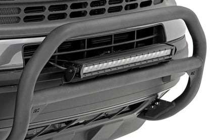 Rough Country 51043 Nudge Bar | 20 Inch Chrome Single Row LED | Ford Bronco Sport 4WD (2021-2025)