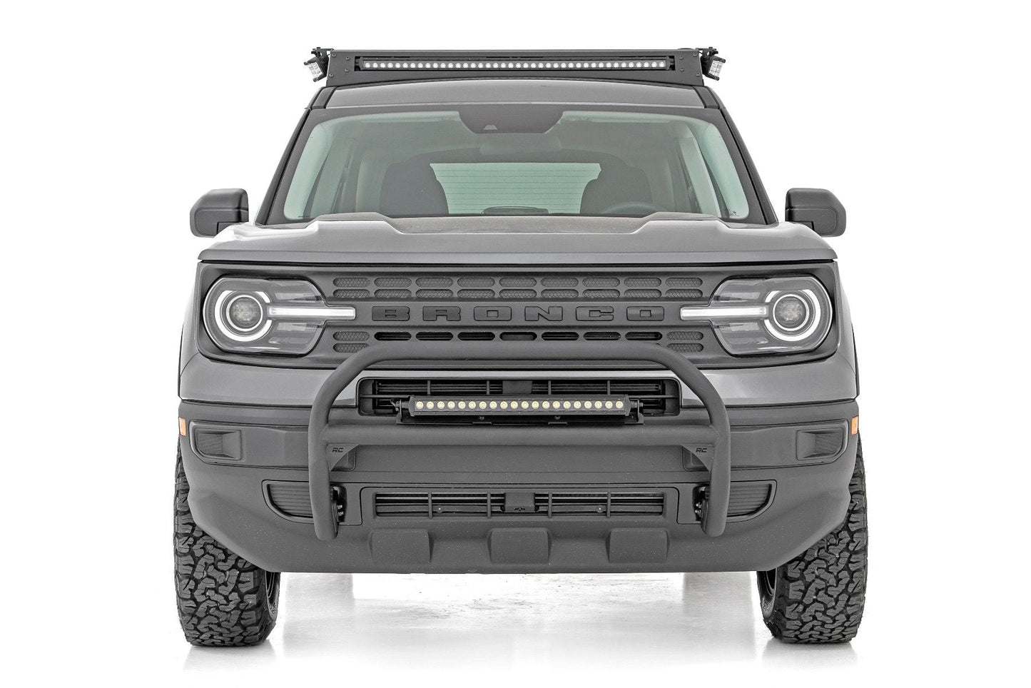 Rough Country 71039 LED Light Kit | Roof Rack Mount | 40" Black Single Row | Ford Bronco Sport (21-25)