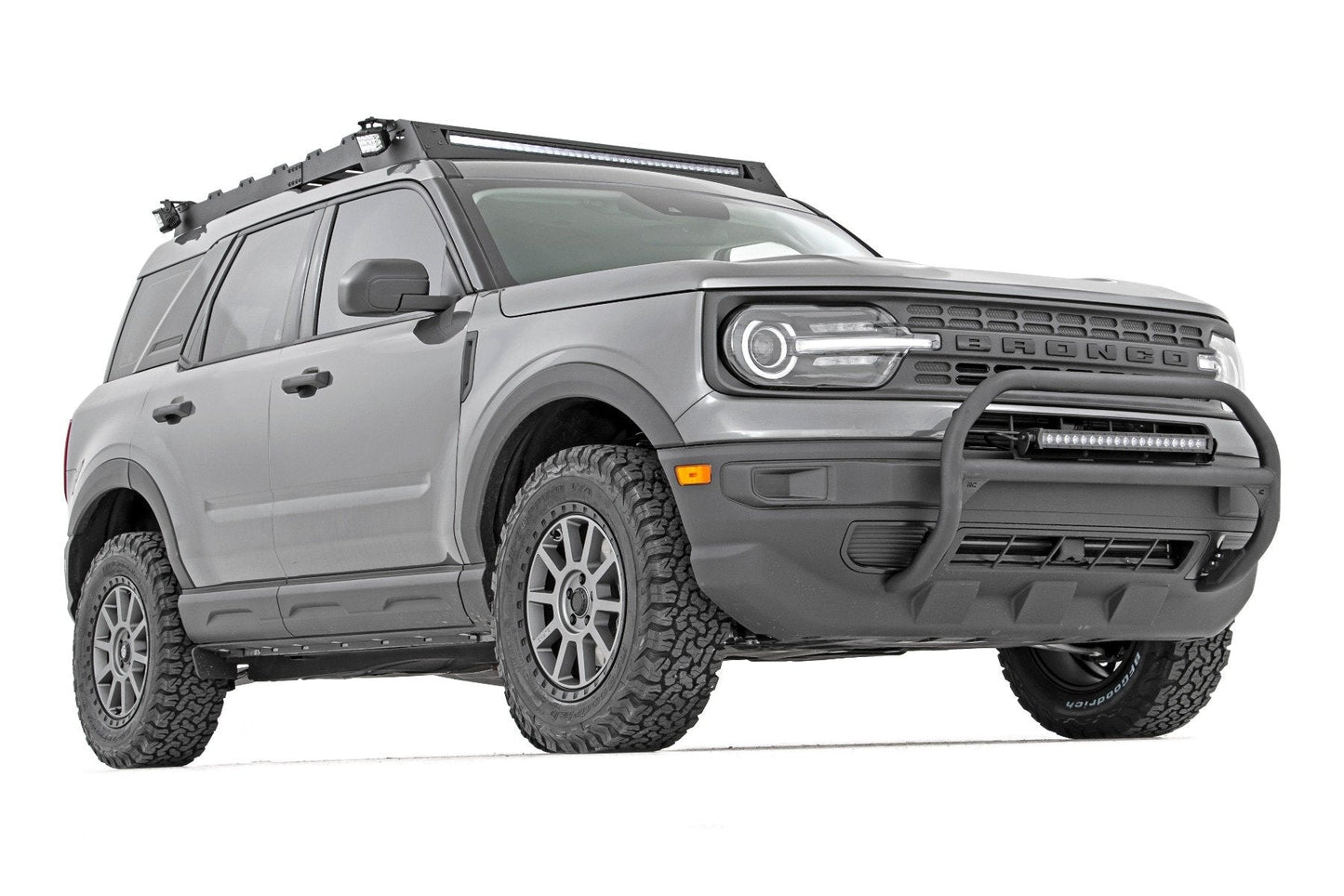 Rough Country 51041 Nudge Bar | 20 Inch Black Single Row LED | Ford Bronco Sport 4WD (2021-2025)