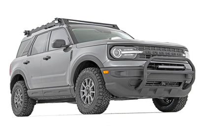 Rough Country 51043 Nudge Bar | 20 Inch Chrome Single Row LED | Ford Bronco Sport 4WD (2021-2025)