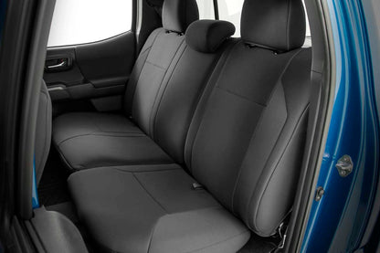 Rough Country 91030 Seat Covers | Front | Double Cab | Toyota Tacoma 2WD/4WD (2016-2023)