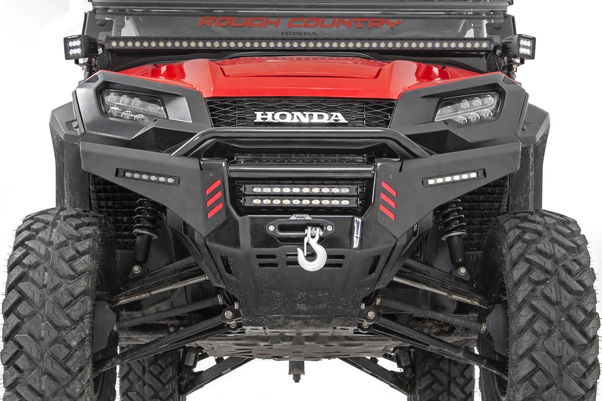 Rough Country 92025 Bumper Wings | Stinger | 6" Led Combo | Honda Pioneer 1000