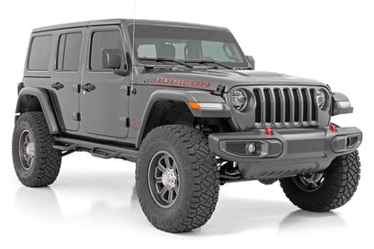 Rough Country 91630 3.5 Inch Lift Kit | Adj Lower | FR D/S | Jeep Wrangler Unlimited 4WD (24-25)