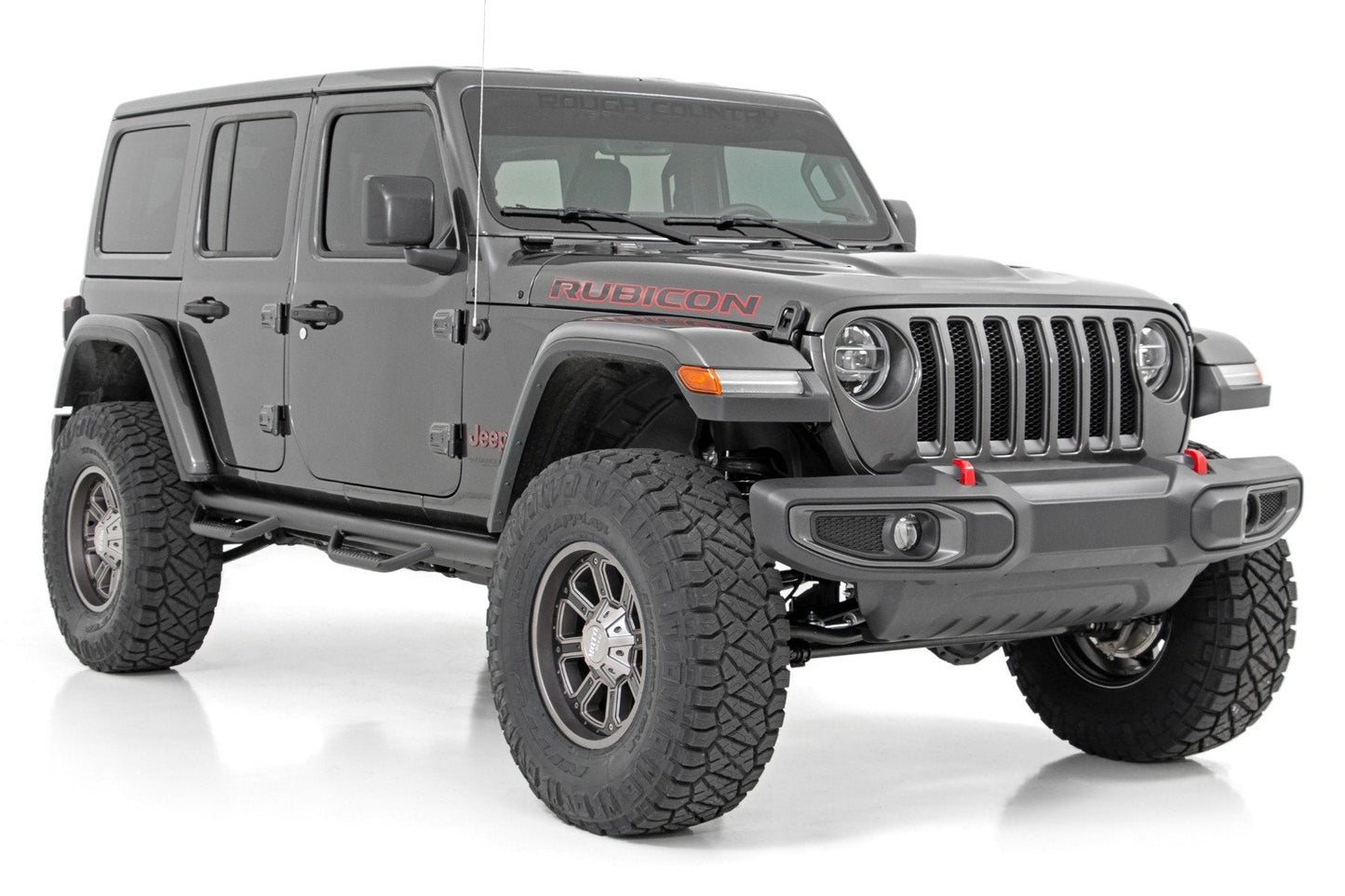 Rough Country 91644 3.5 Inch Lift Kit | Adj Lower | FR D/S | M1R | Jeep Wrangler Unlimited 4WD (24-25)