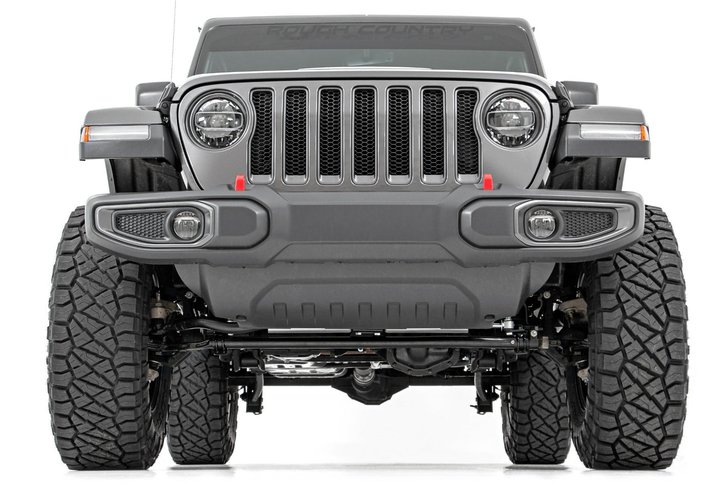 Rough Country 91644 3.5 Inch Lift Kit | Adj Lower | FR D/S | M1R | Jeep Wrangler Unlimited 4WD (24-25)