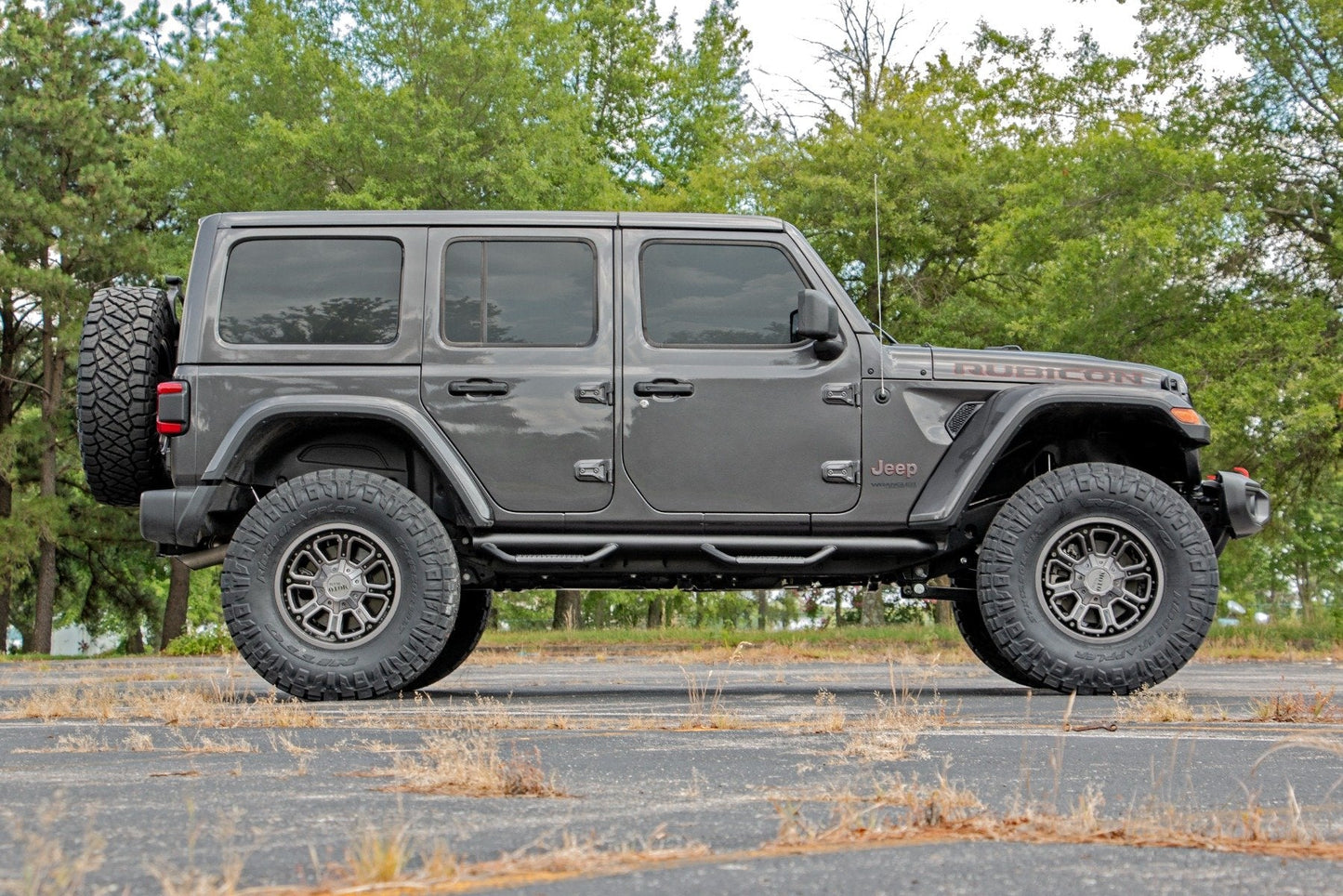 Rough Country 91640 3.5 Inch Lift Kit | Adj Lower | FR D/S | M1 | Jeep Wrangler Unlimited 4WD (24-25)