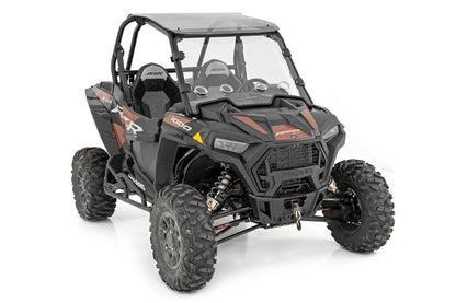 Rough Country 98292010 Vented Full Windshield | Scratch Resistant | Polaris RZR XP 1000