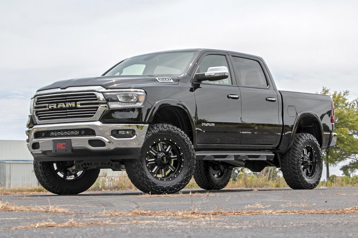 Rough Country 70779 LED Light Kit | Bumper Mount | 20" Black Dual Row | Ram 1500 2WD/4WD (19-24)