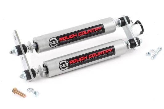 Rough Country 8735430 N3 Steering Stabilizer | Dual | Toyota 4Runner/Truck 4WD (1986-1995)