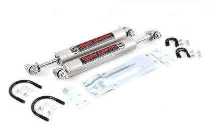 Rough Country 8735630 N3 Steering Stabilizer | Dual | Chevy/GMC K10 Truck & SUV/K5 Blazer (69-91)