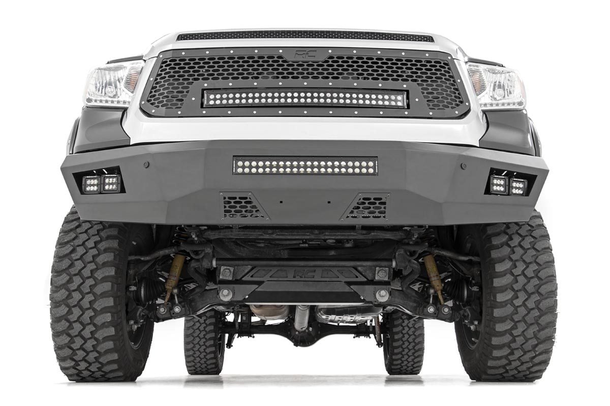 Rough Country 70226 Mesh Grille | 30" Dual Row LED | Black | Toyota Tundra 2WD/4WD (2014-2017)
