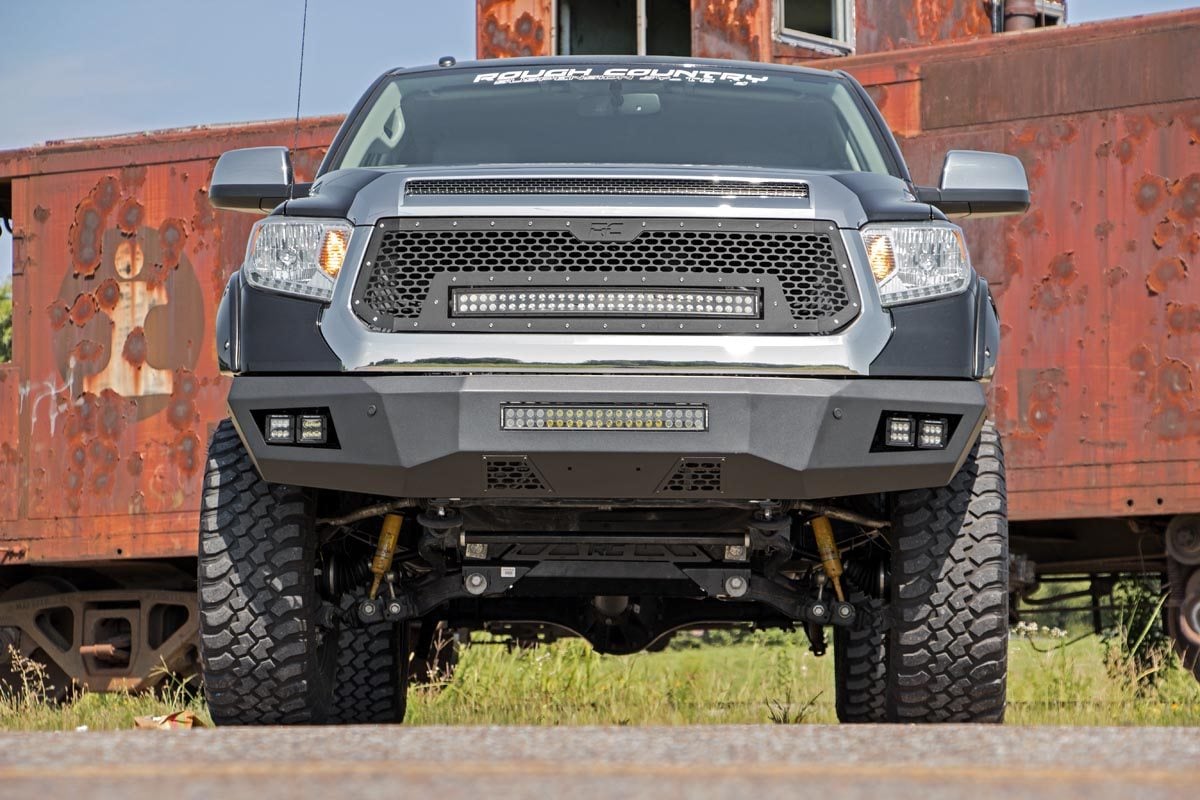 Rough Country 10777 Front Bumper | Toyota Tundra 2WD/4WD (2014-2021)
