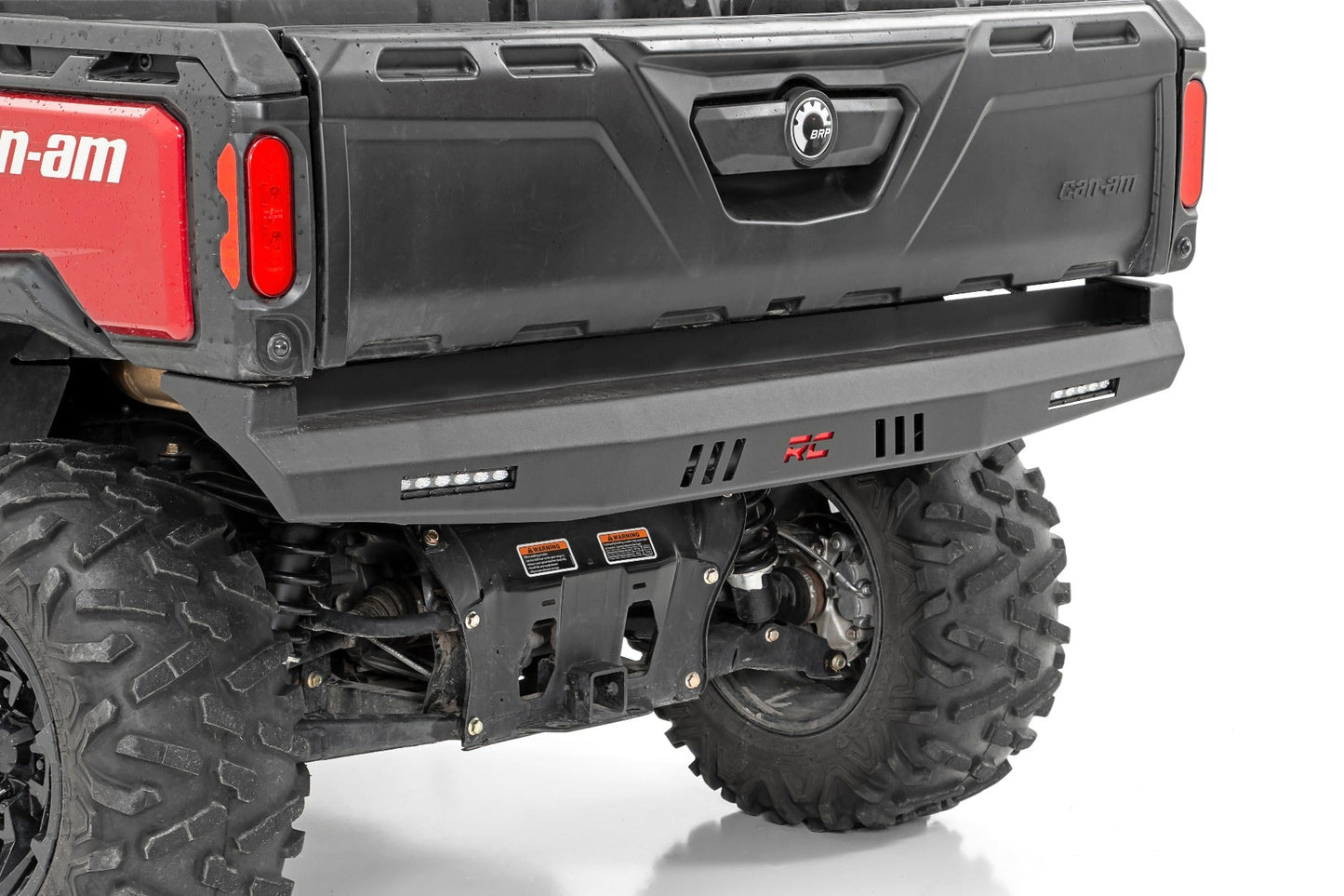 Rough Country 93059 Bumper | Rear | 6" Black Slimline LED Pair | Multiple Makes & Models (Can-Am/Polaris)
