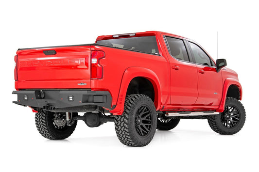 Rough Country 21002S Oval Nerf Steps | Stainless | Crew Cab | Chevy/GMC 1500/2500HD/3500HD (19-26 & Refresh)