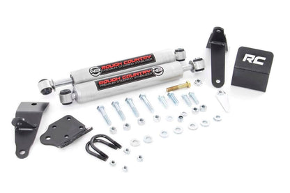 Rough Country 8749530 N3 Steering Stabilizer | Dual | 2-8 Inch Lift | Ram 2500 (10-13)/3500 (10-12)