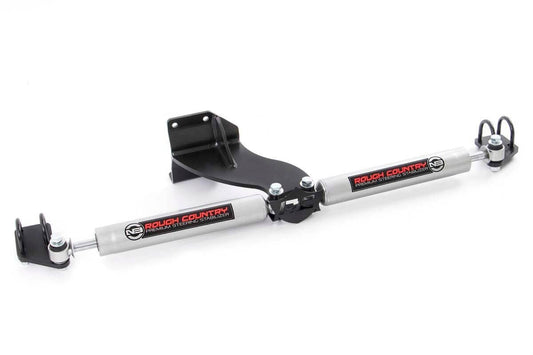 Rough Country 8749430 N3 Steering Stabilizer | Dual | 2.5-8 Inch Lift | Ram 2500 (14-26)/3500 (13-25)