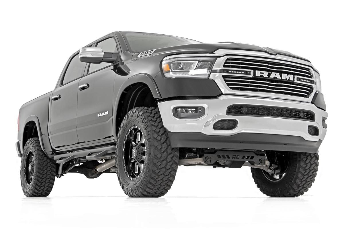 Rough Country 70783 Dual 6in LED Grille Kit | Black Slimline | Ram 1500 2WD/4WD (2019-2024)
