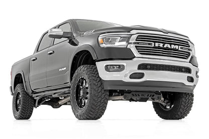 Rough Country 70783 Dual 6in LED Grille Kit | Black Slimline | Ram 1500 2WD/4WD (2019-2024)