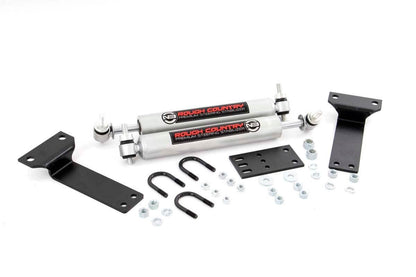 Rough Country 8749030 N3 Steering Stabilizer | Dual | 2-8 Inch Lift | Ford Excursion (00-05)/Super Duty (99-04)