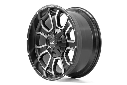 Rough Country 93201010 Rough Country 93 Series Wheel | One-Piece | Matte Black | 20x10 | 8x6.5 | -18mm
