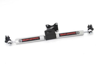Rough Country 8734930 N3 Steering Stabilizer | Dual | 2-8 Inch Lift | Jeep Wrangler JK/Wrangler Unlimited (07-18)