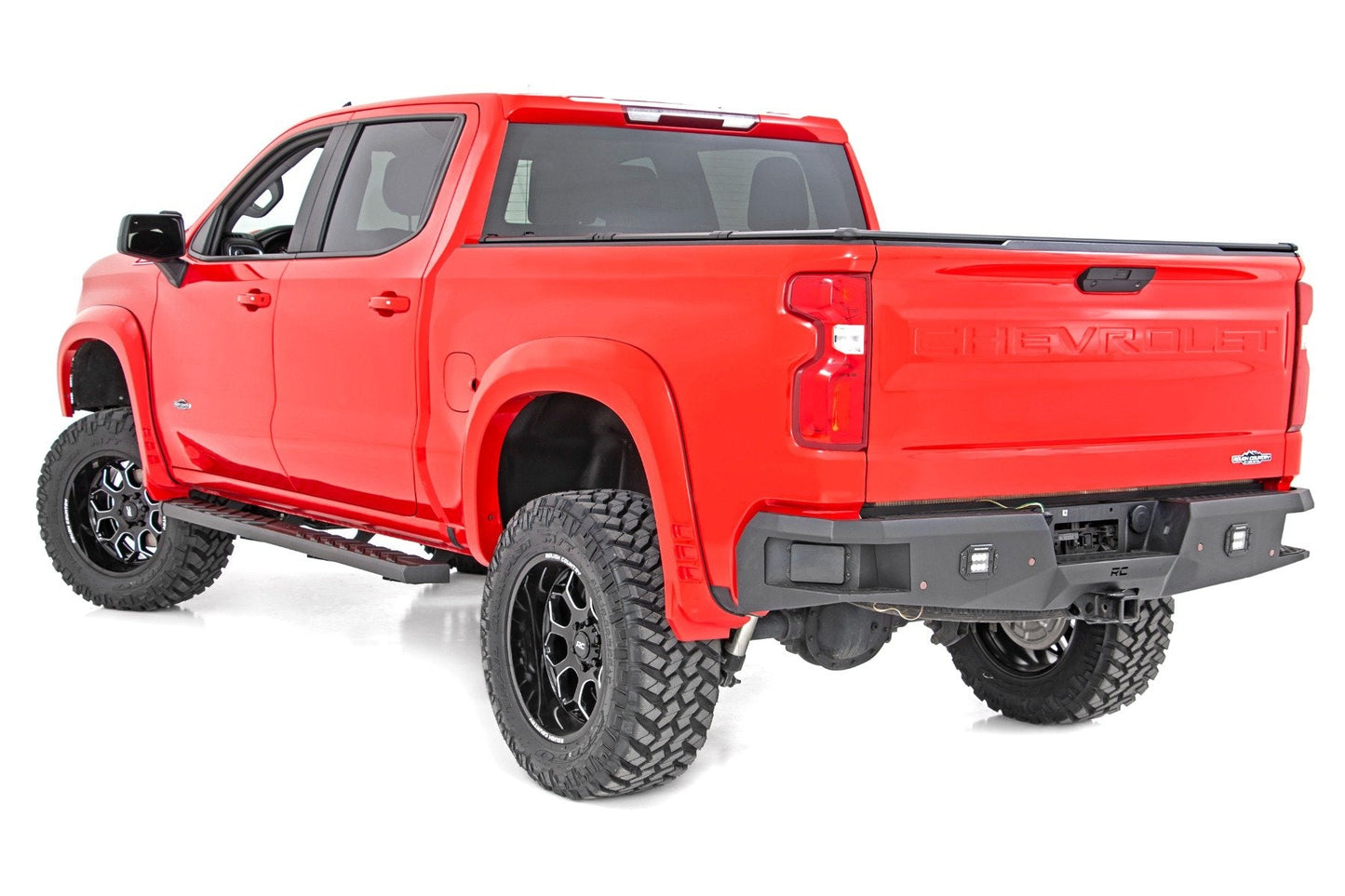 Rough Country 41002A BA2 Running Board | Side Step Bars | Chevy/GMC 1500/2500HD/3500HD (19-26 & Classic)