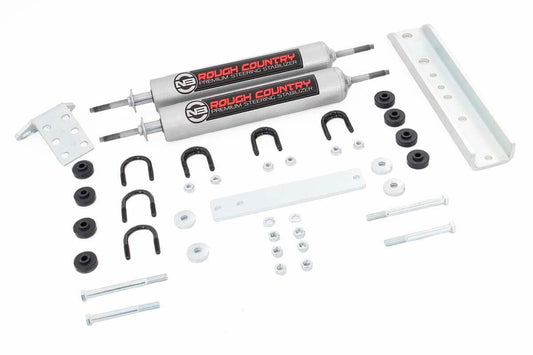 Rough Country 8733830 N3 Steering Stabilizer | Dual | Ford Bronco/F-150/F-250  (1980-1998)