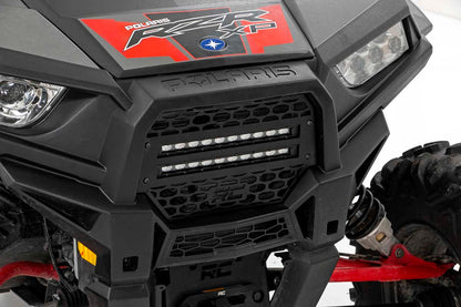 Rough Country 93041 Grille Kit | 10" Black Slimline LED Pair | Polaris RZR XP 1000