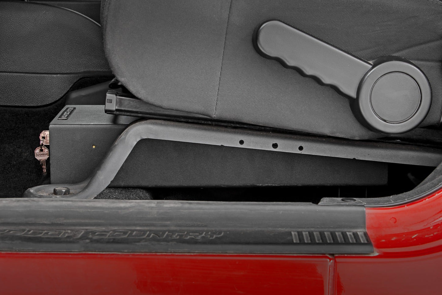 Rough Country 99035 Storage Box | Under Seat | Jeep Wrangler JK (07-10)/Wrangler Unlimited (07-18)