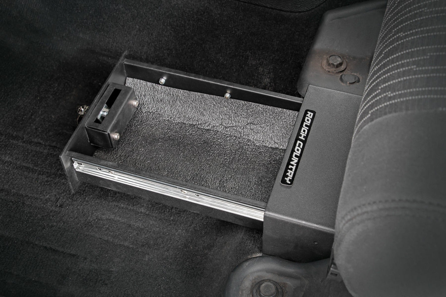 Rough Country 99035 Storage Box | Under Seat | Jeep Wrangler JK (07-10)/Wrangler Unlimited (07-18)