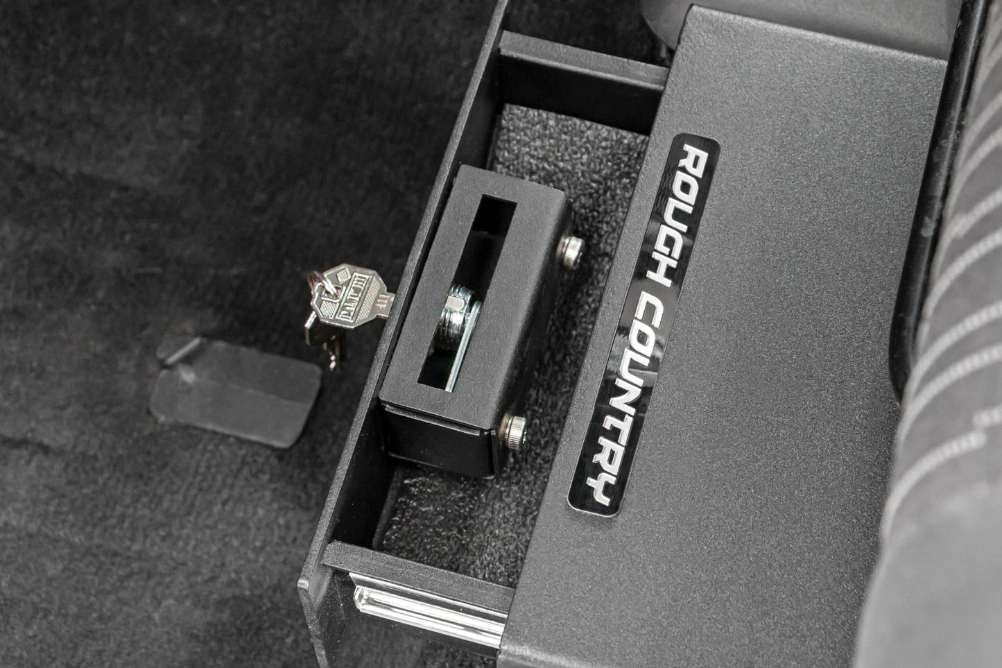 Rough Country 99035 Storage Box | Under Seat | Jeep Wrangler JK (07-10)/Wrangler Unlimited (07-18)
