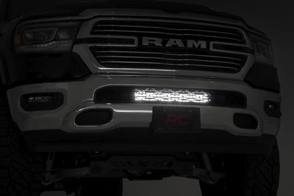 Rough Country 70779 LED Light Kit | Bumper Mount | 20" Black Dual Row | Ram 1500 2WD/4WD (19-24)