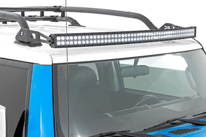 Rough Country 72950BL 50 Inch Black Series LED Light Bar | Curved | Dual Row