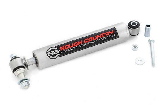 Rough Country 8731730 N3 Steering Stabilizer | Multiple Makes & Models (Chevy/GMC/Jeep)
