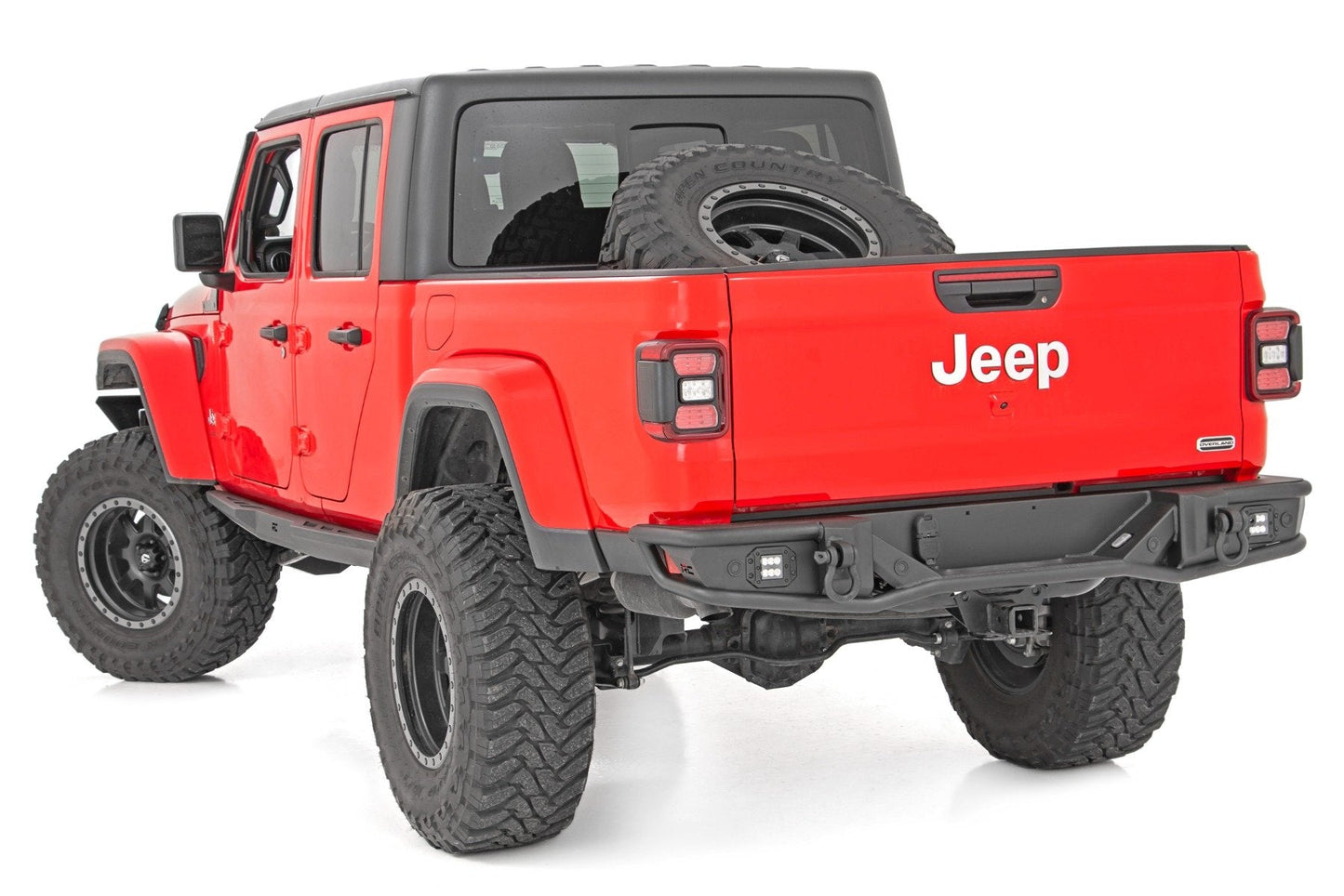 Rough Country 10650 Rear Bumper | Tubular | Jeep Gladiator JT 4WD (2020-2025)