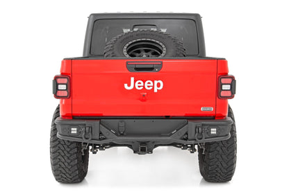 Rough Country 10650 Rear Bumper | Tubular | Jeep Gladiator JT 4WD (2020-2025)