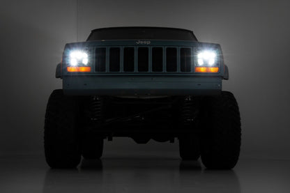 Rough Country RCH5200 5"x7" LED Headlights | DOT Approved | Jeep Cherokee XJ 2WD/4WD (1984-2001)