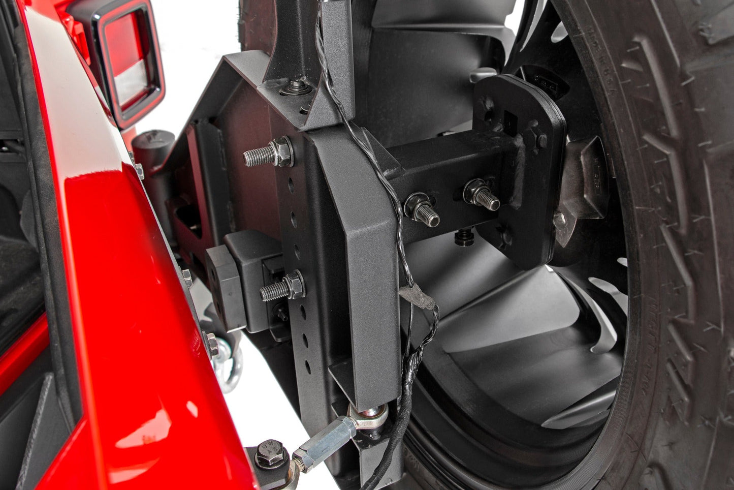 Rough Country 10598 Rear Bumper | Trail | Tire Carrier | Jeep Wrangler JL (18-25)/Wrangler Unlimited (18-25)