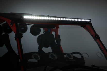 Rough Country 97040 LED Light Kit | Front Mount | 40" Black Single Row | Can-Am Commander Max 1000